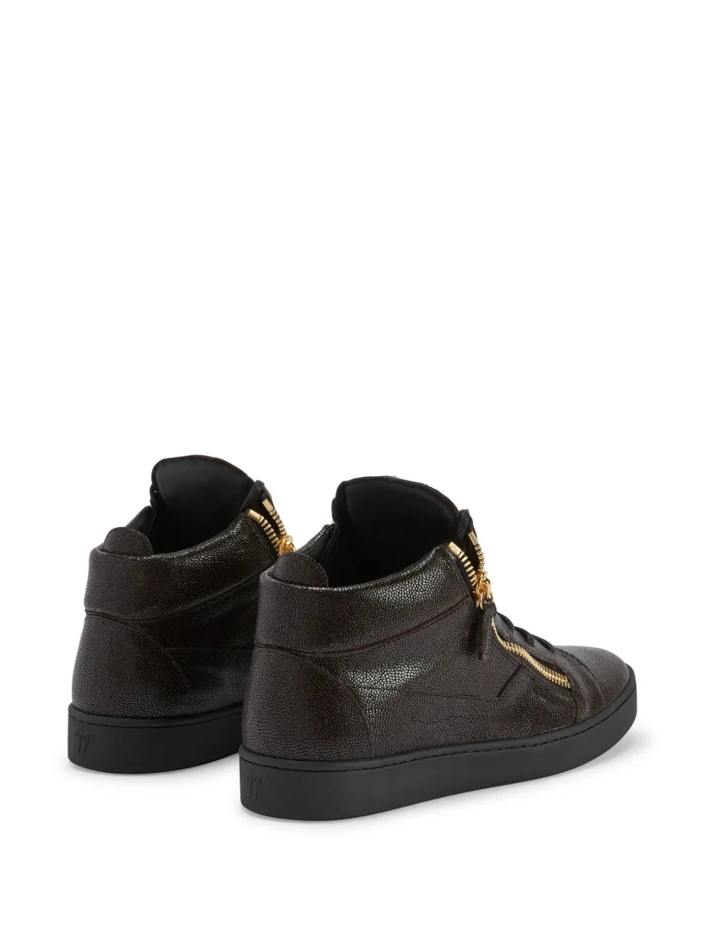 Giuseppe Zanotti Kriss Leather Mid-Top Sneakers