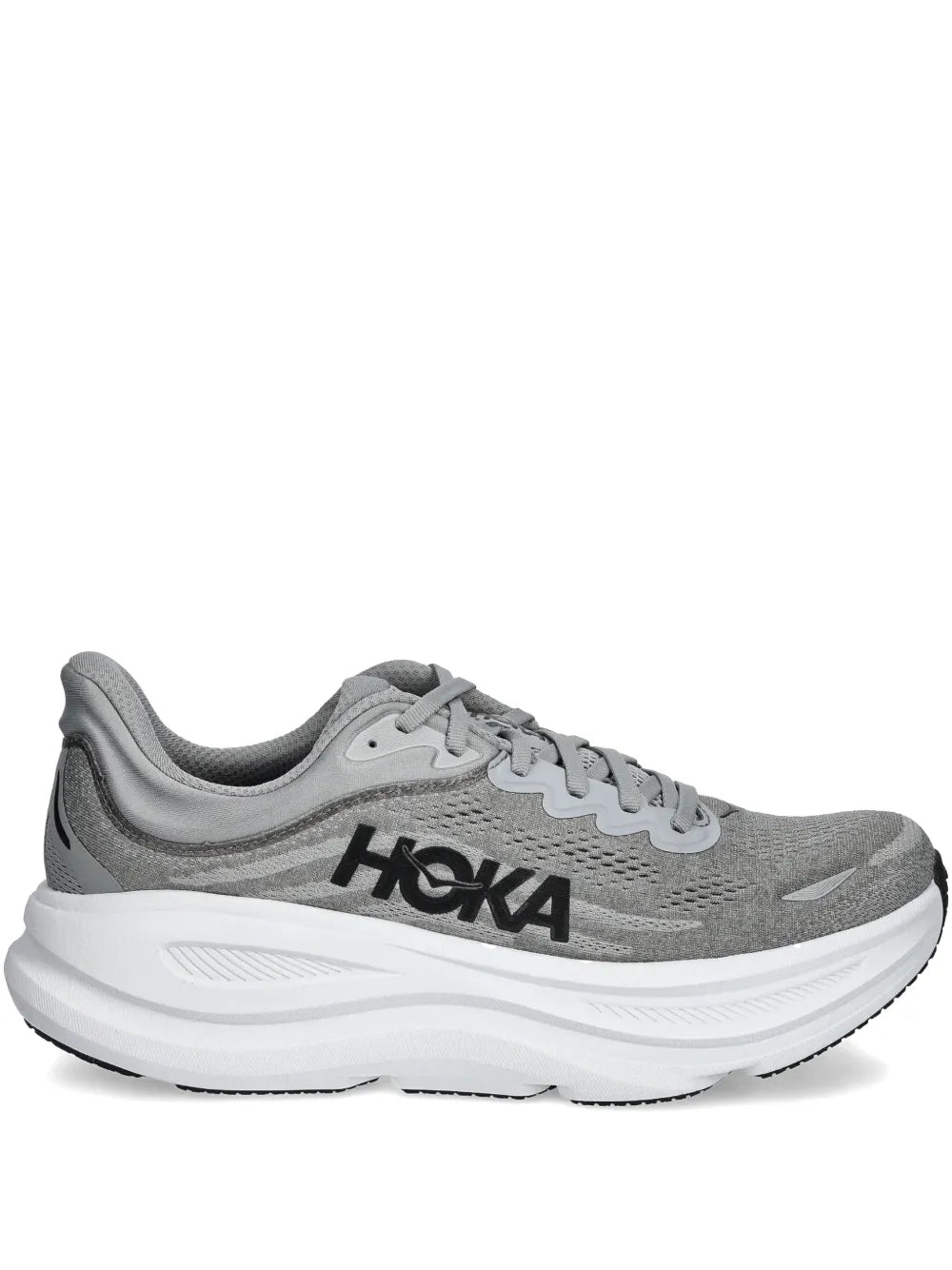 Hoka Bondi 9 Galactic Grey/Stellar Grey Sneakers