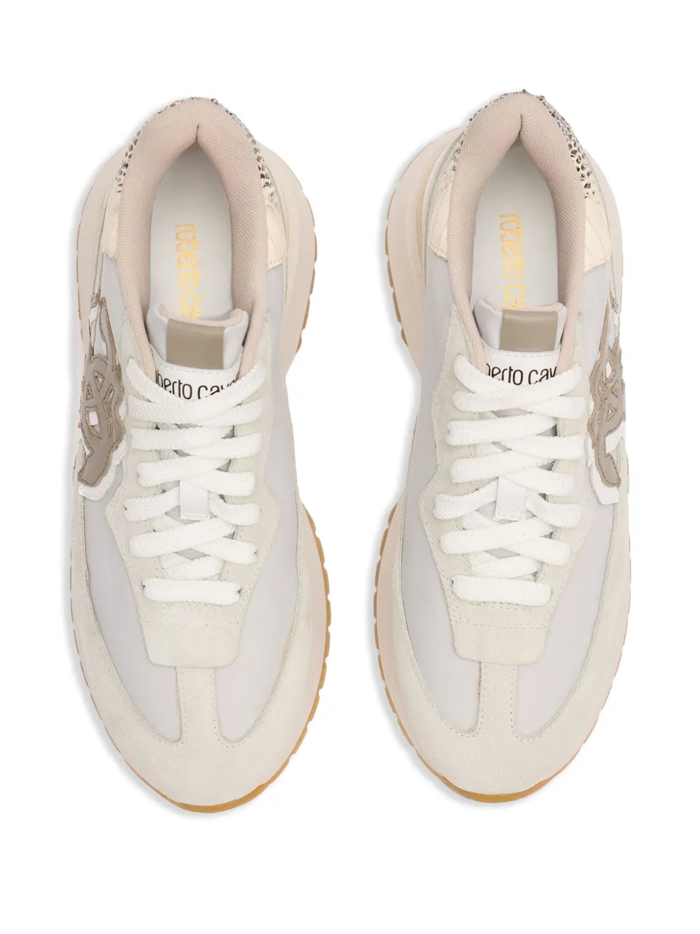 Roberto Cavalli Leather-Panelled
