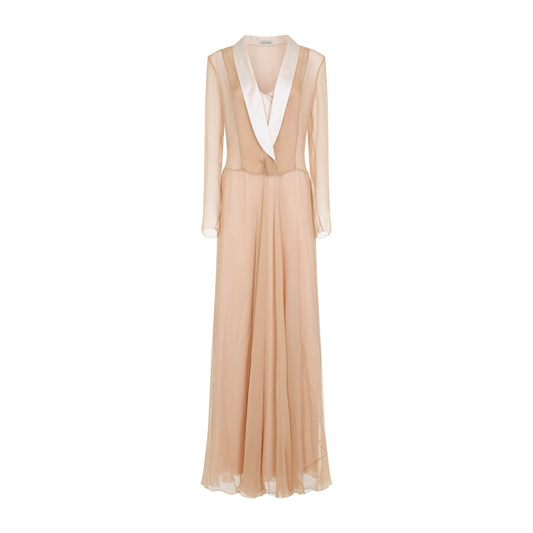 Alberta Ferretti Chiffon Long Dress Women