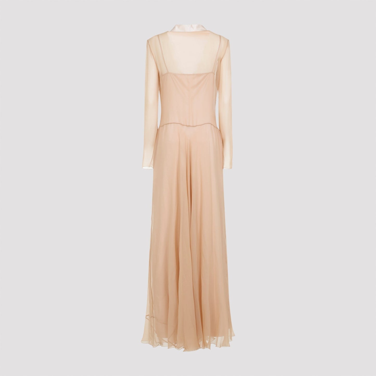 Alberta Ferretti Chiffon Long Dress Women