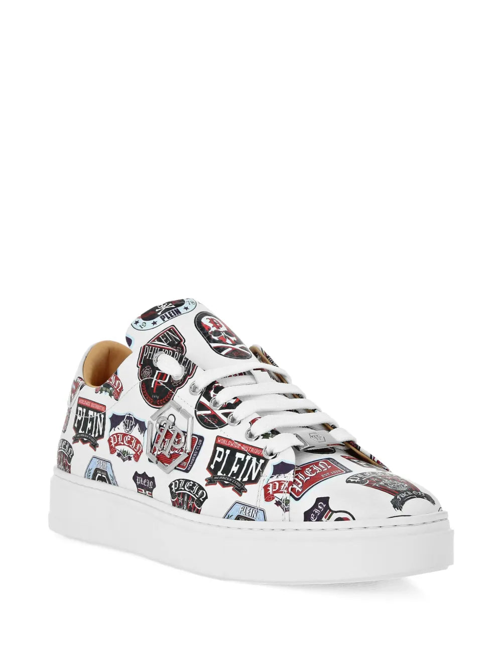 Philipp Plein Carson Patches Low-Top Sneakers