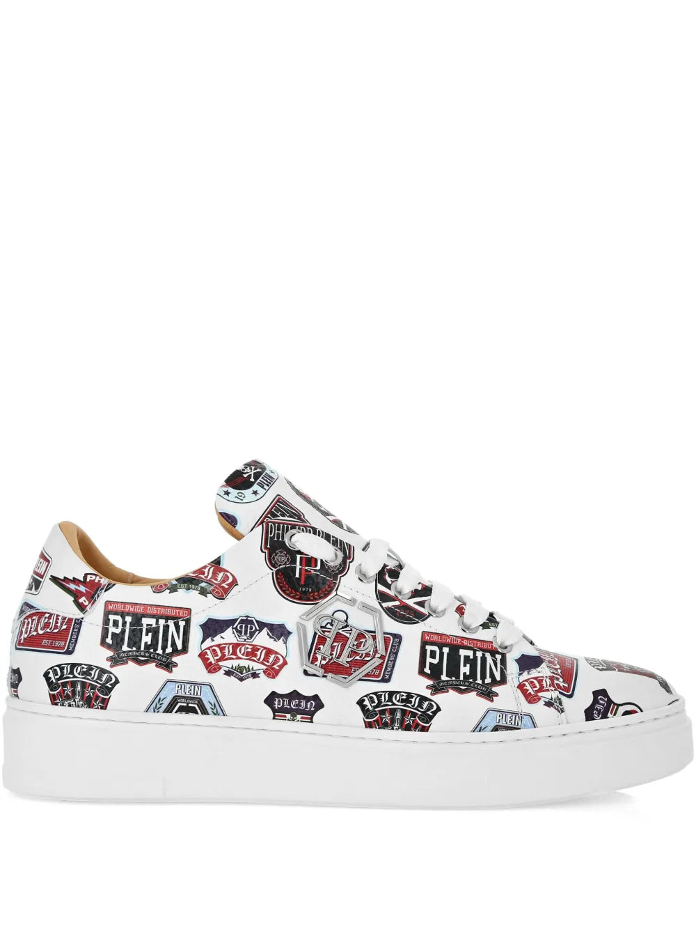 Philipp Plein Carson Patches Low-Top Sneakers