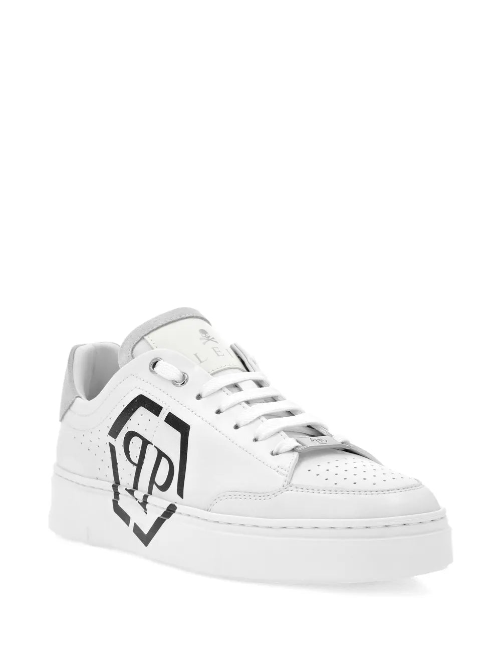 Philipp Plein Logo-Detailed Leather Sneakers