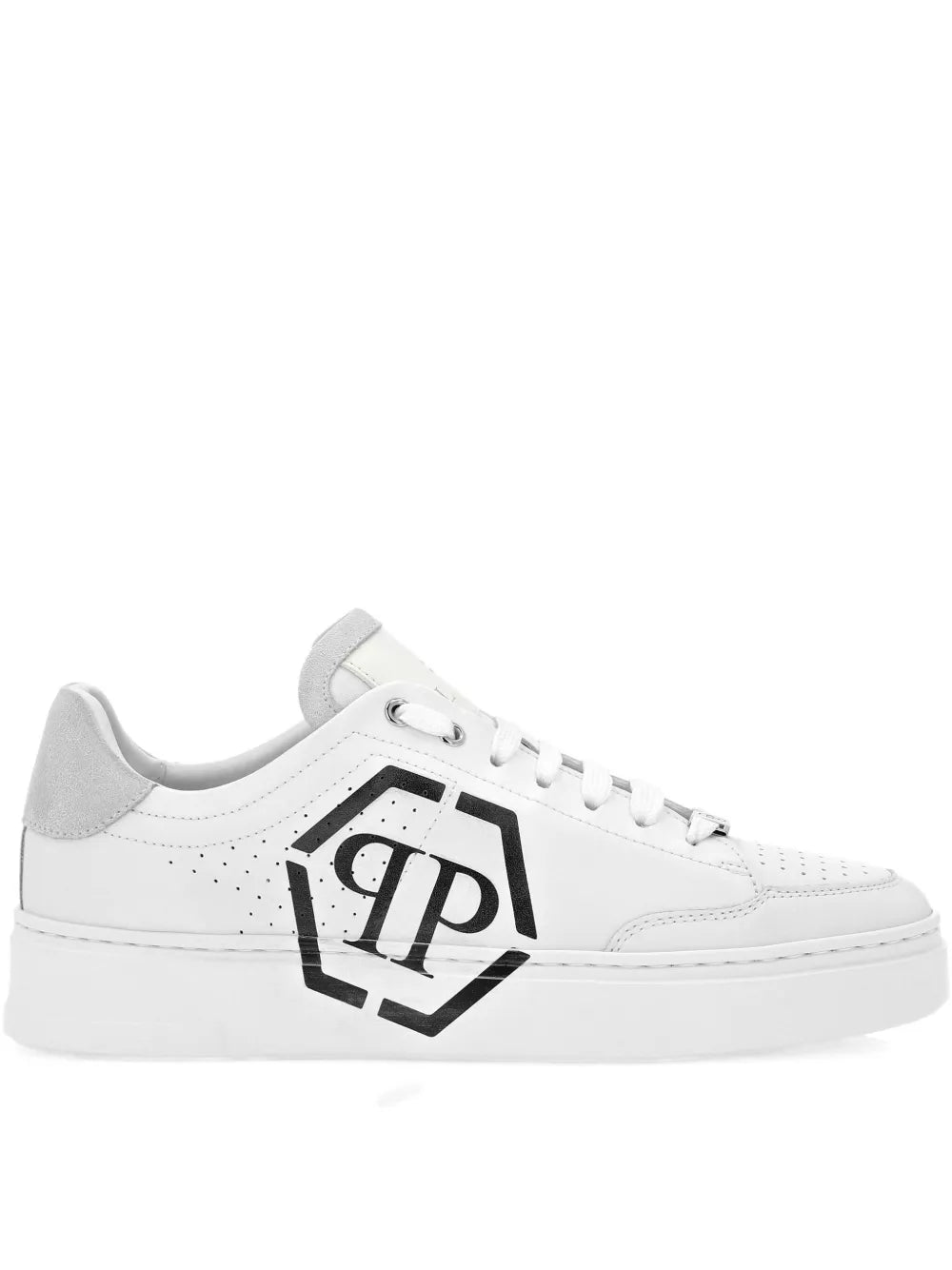 Philipp Plein Logo-Detailed Leather Sneakers