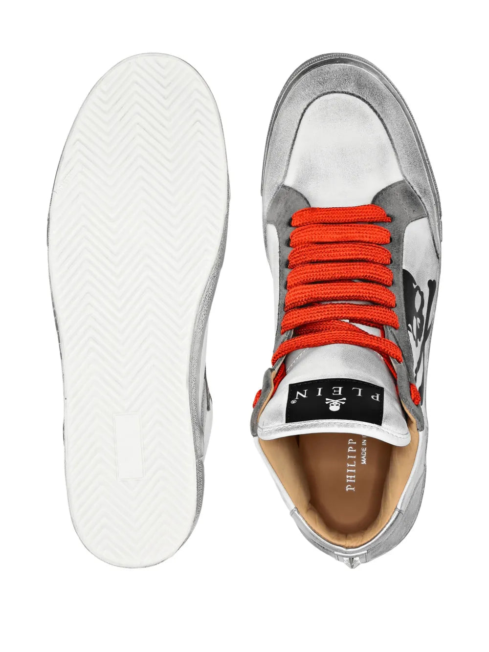 Philipp Plein Skull-Motif Hi-Top Sneakers