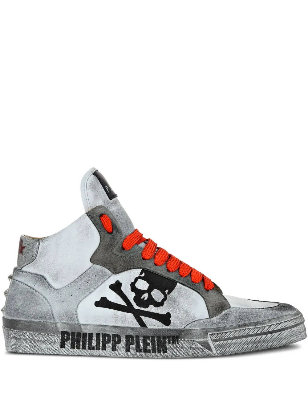 Philipp Plein Skull-Motif Hi-Top Sneakers