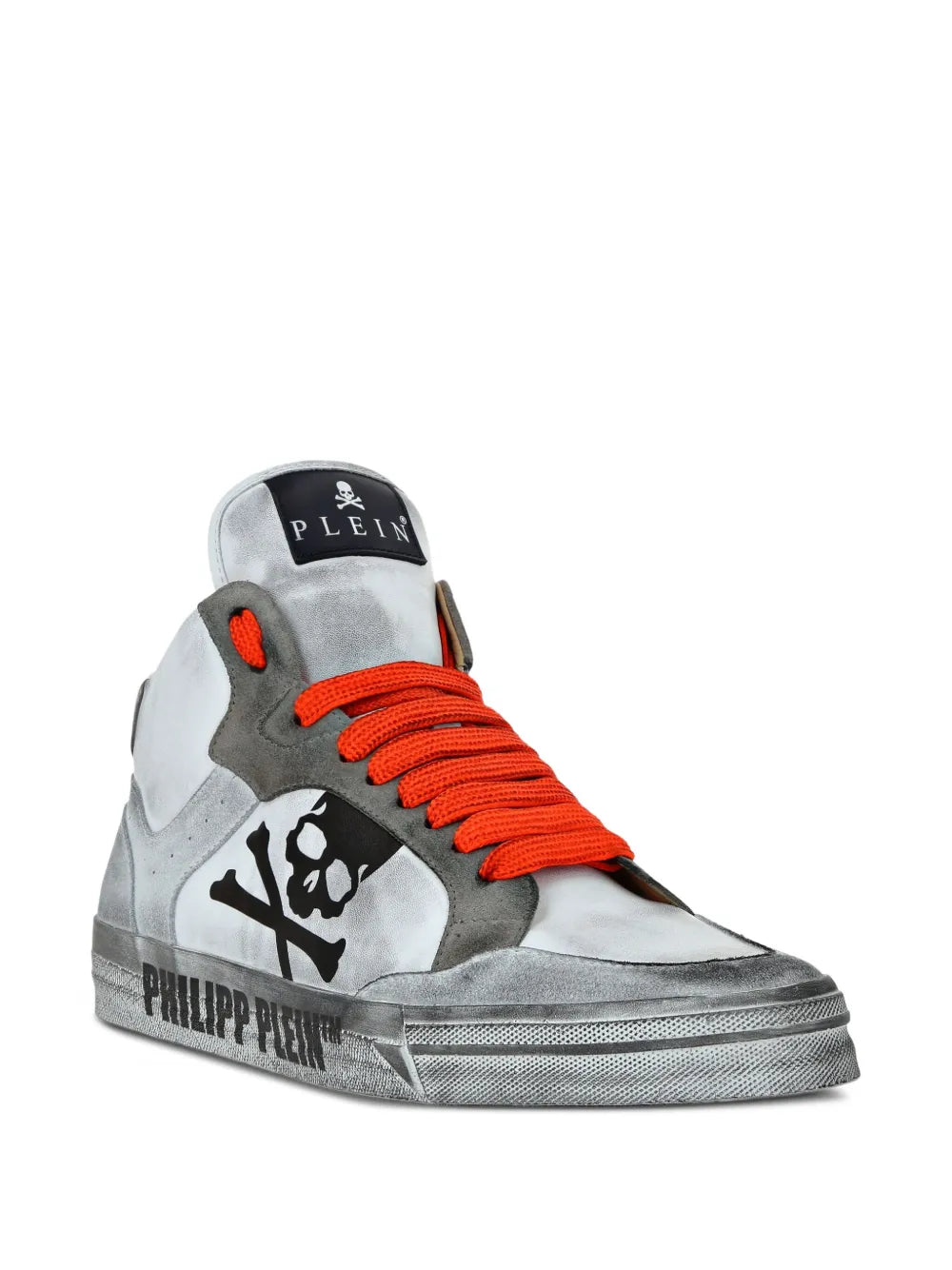 Philipp Plein Skull-Motif Hi-Top Sneakers