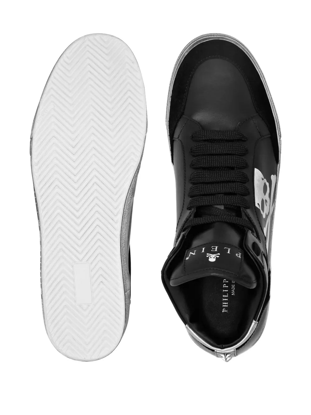 Philipp Plein Skull-Motif Hi-Top Sneakers