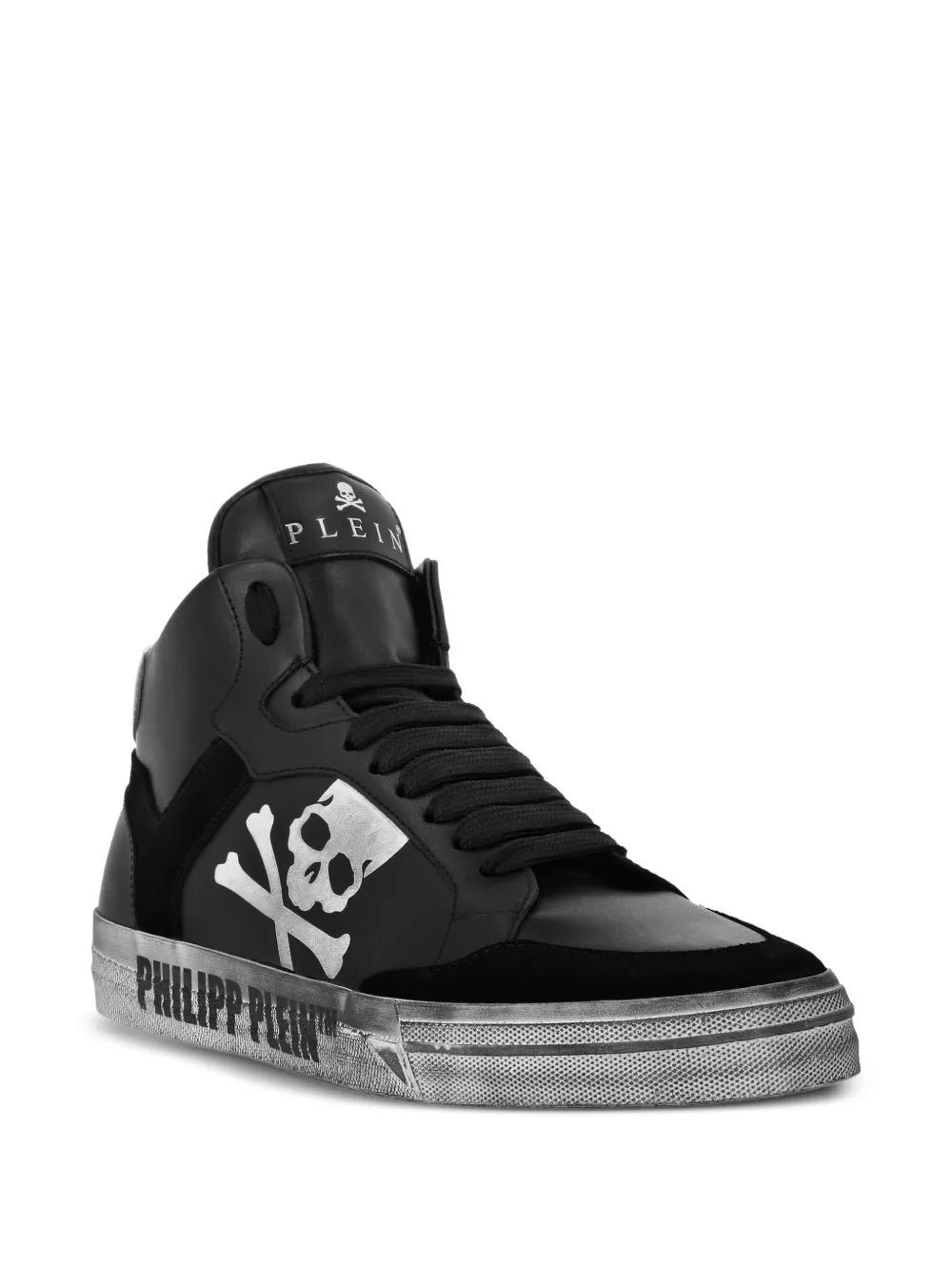 Philipp Plein Skull-Motif Hi-Top Sneakers