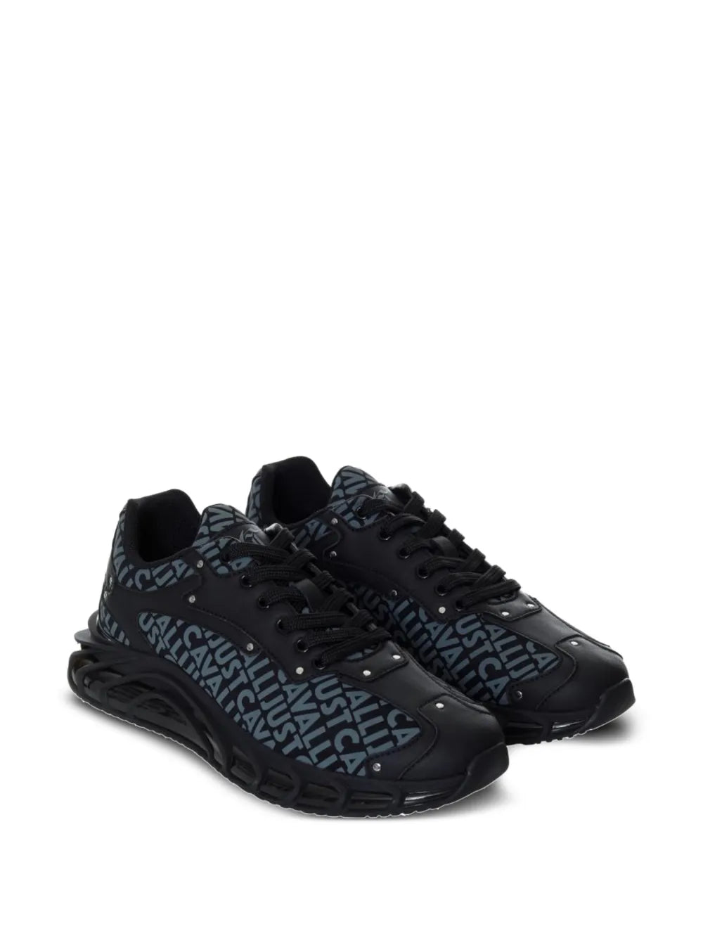 Just Cavalli Logo-Print Sneakers