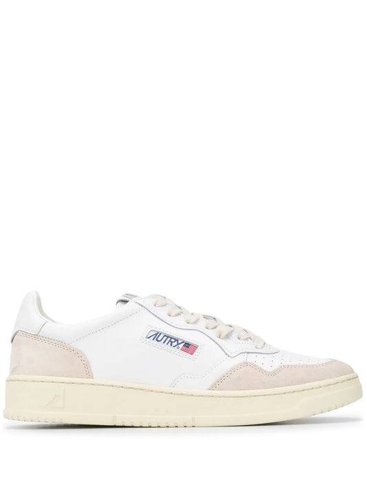 Autry Medalist Low White/Beige Sneakers