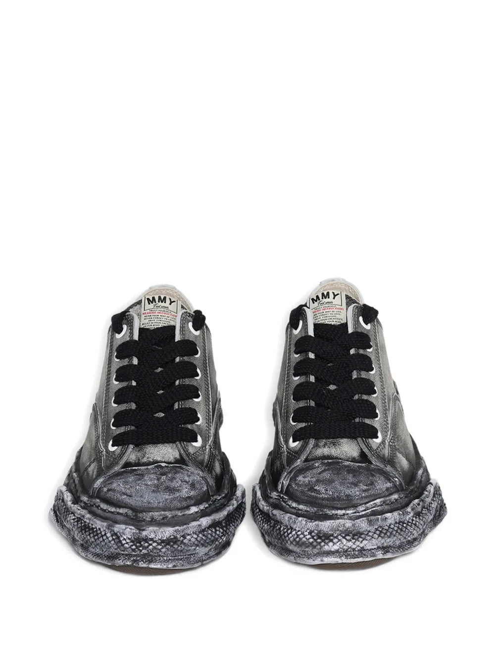 Maison Mihara Yasuhiro Peterson 23 Faded Leather Sneakers