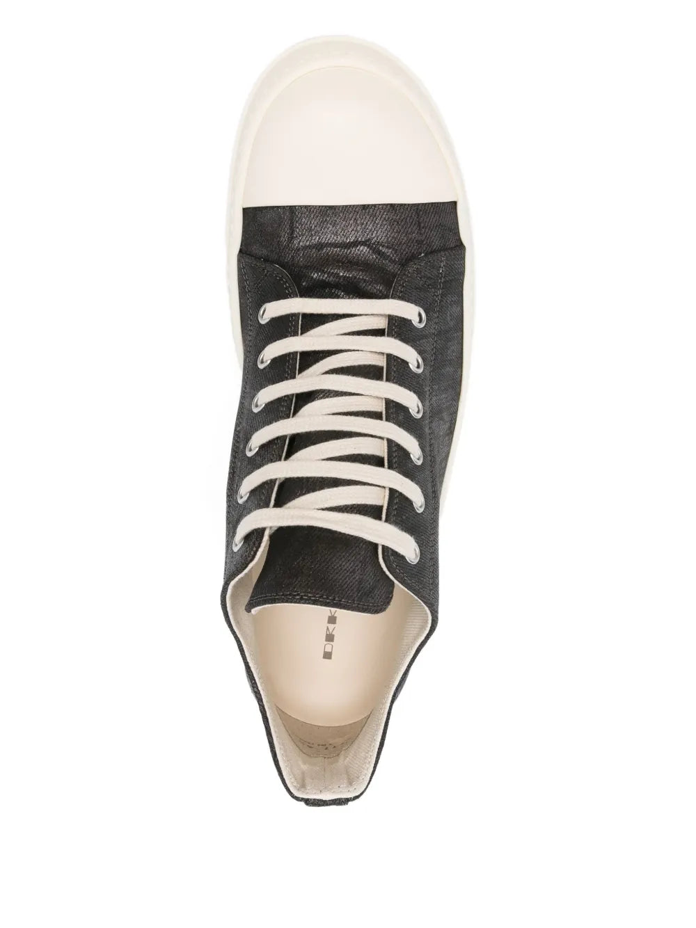 Rick Owens Drkshdw Metallic Denim Low-Top Trainers
