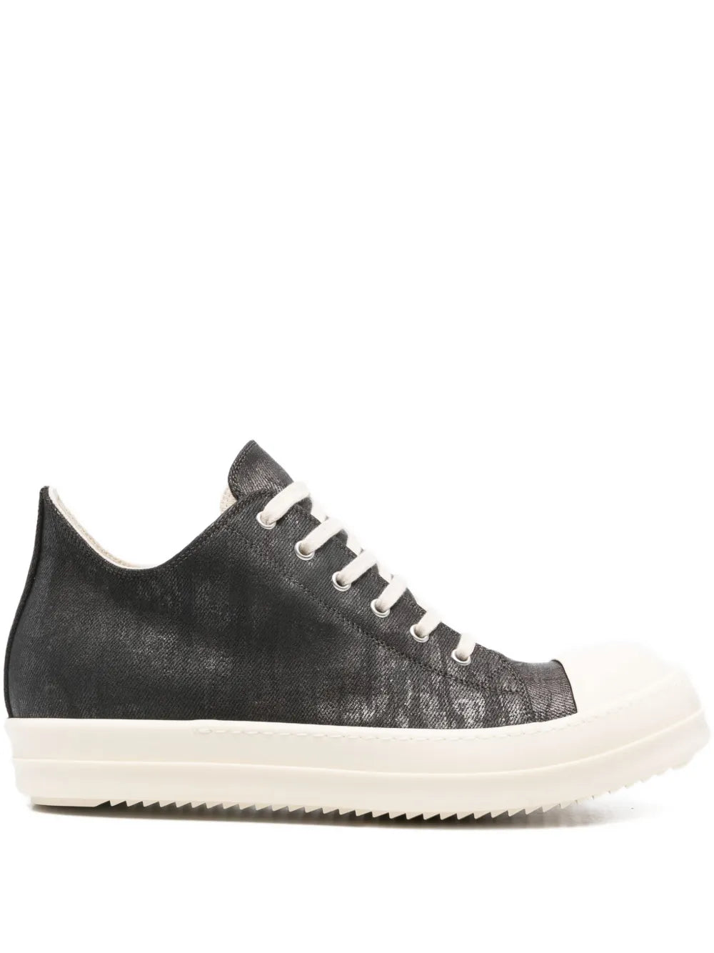 Rick Owens Drkshdw Metallic Denim Low-Top Trainers