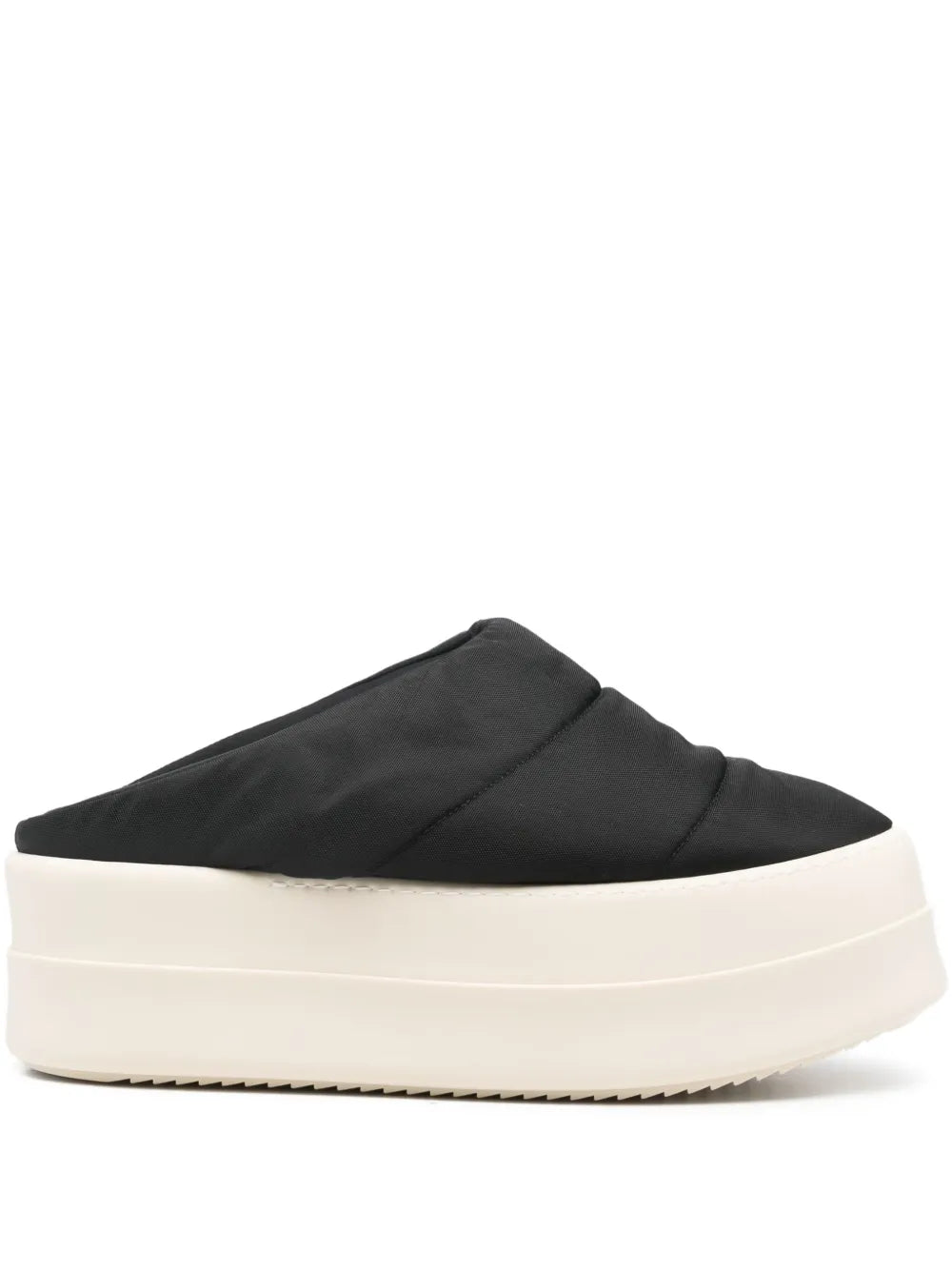 Rick Owens Drkshdw Quilted Platform Slippers