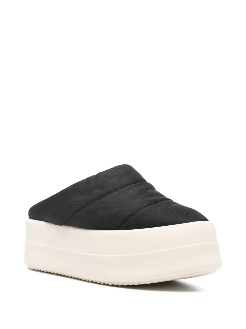 Rick Owens Drkshdw Quilted Platform Slippers
