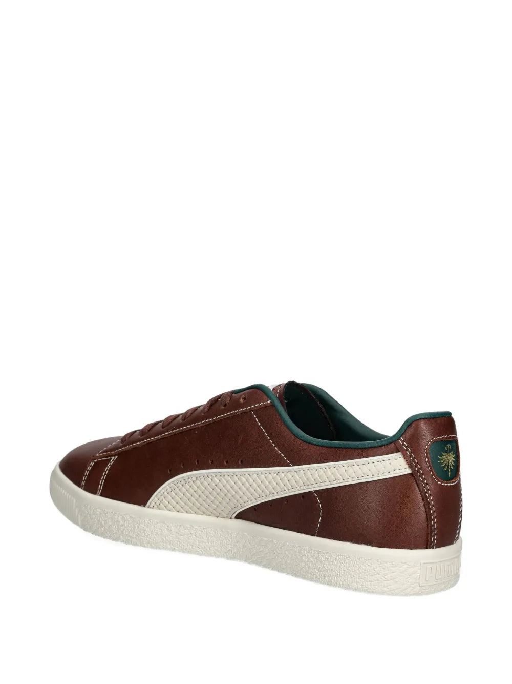 Puma Clyde Leather Lace-Up Sneakers