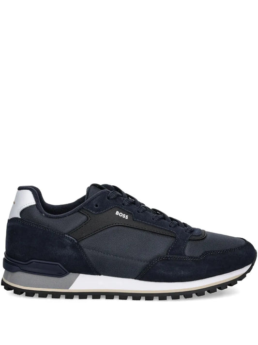 Boss Parkour Suede-Panelled Sneakers