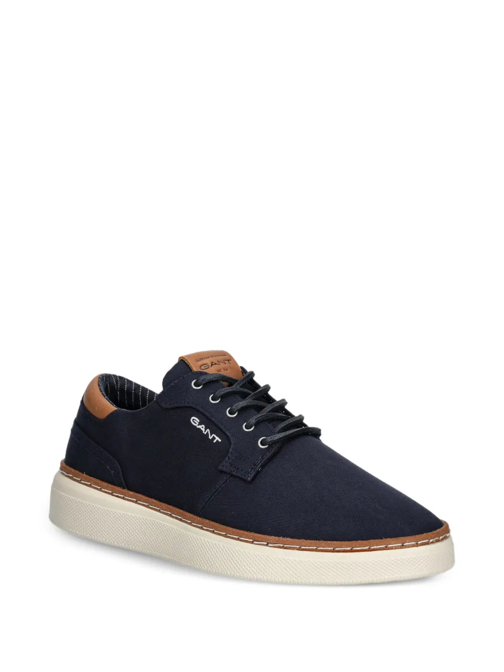 Gant Contrasting-Heel Lace-Up Sneakers