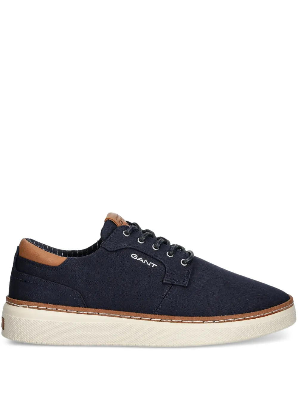 Gant Contrasting-Heel Lace-Up Sneakers
