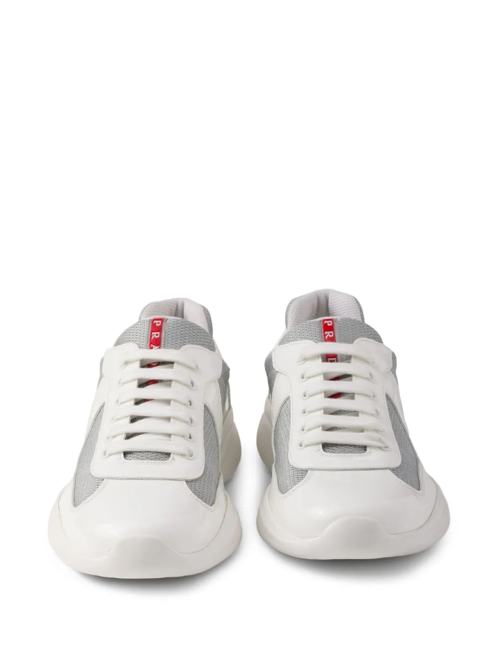 Prada Americas Cup Mesh-Panelled Sneakers