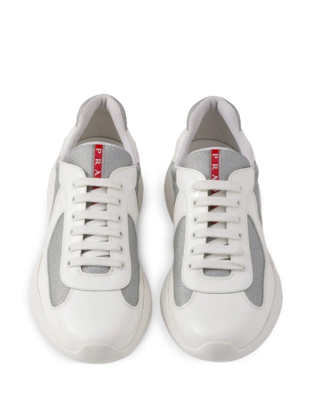Prada Americas Cup Mesh-Panelled Sneakers