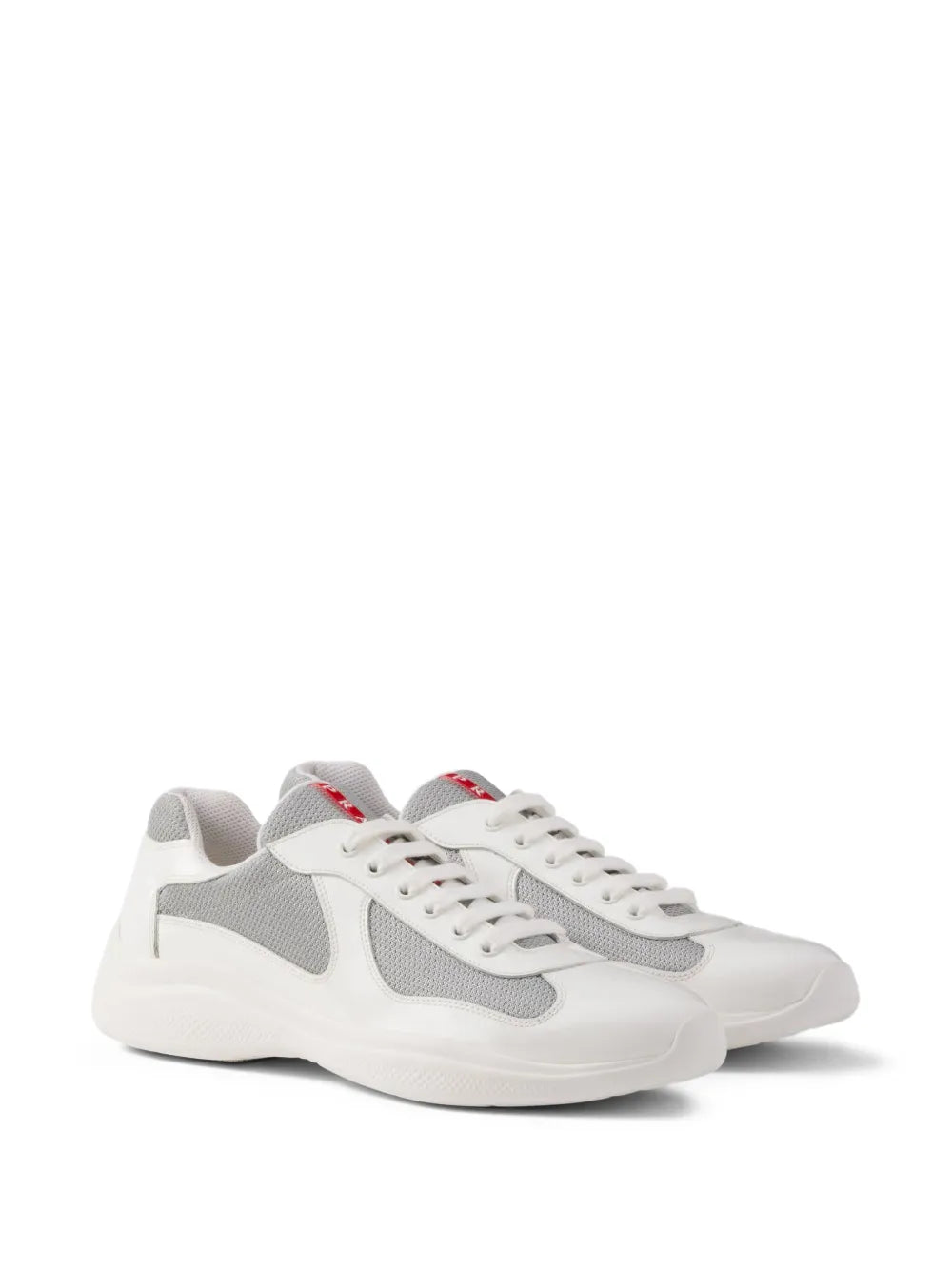 Prada Americas Cup Mesh-Panelled Sneakers