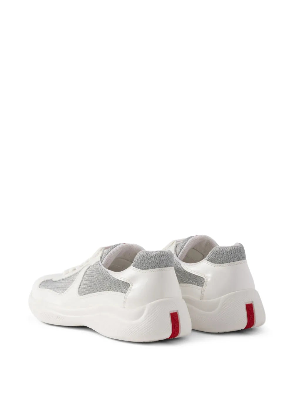 Prada Americas Cup Mesh-Panelled Sneakers