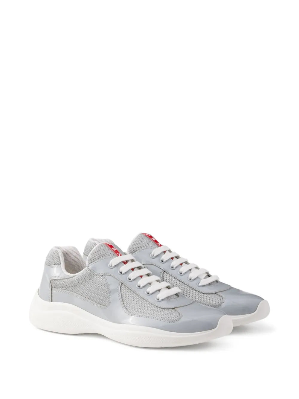 Prada Americas Cup Chunky-Sole Lace-Up Sneakers