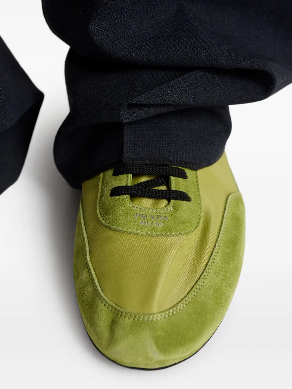 Prada Collapse Suede Trainers