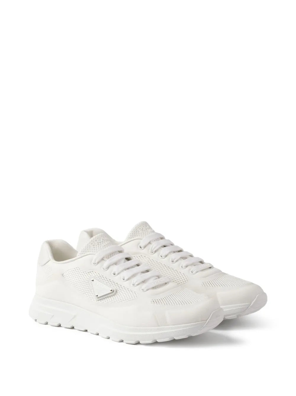 Prada Prax 01 Mesh-Panelled Sneakers