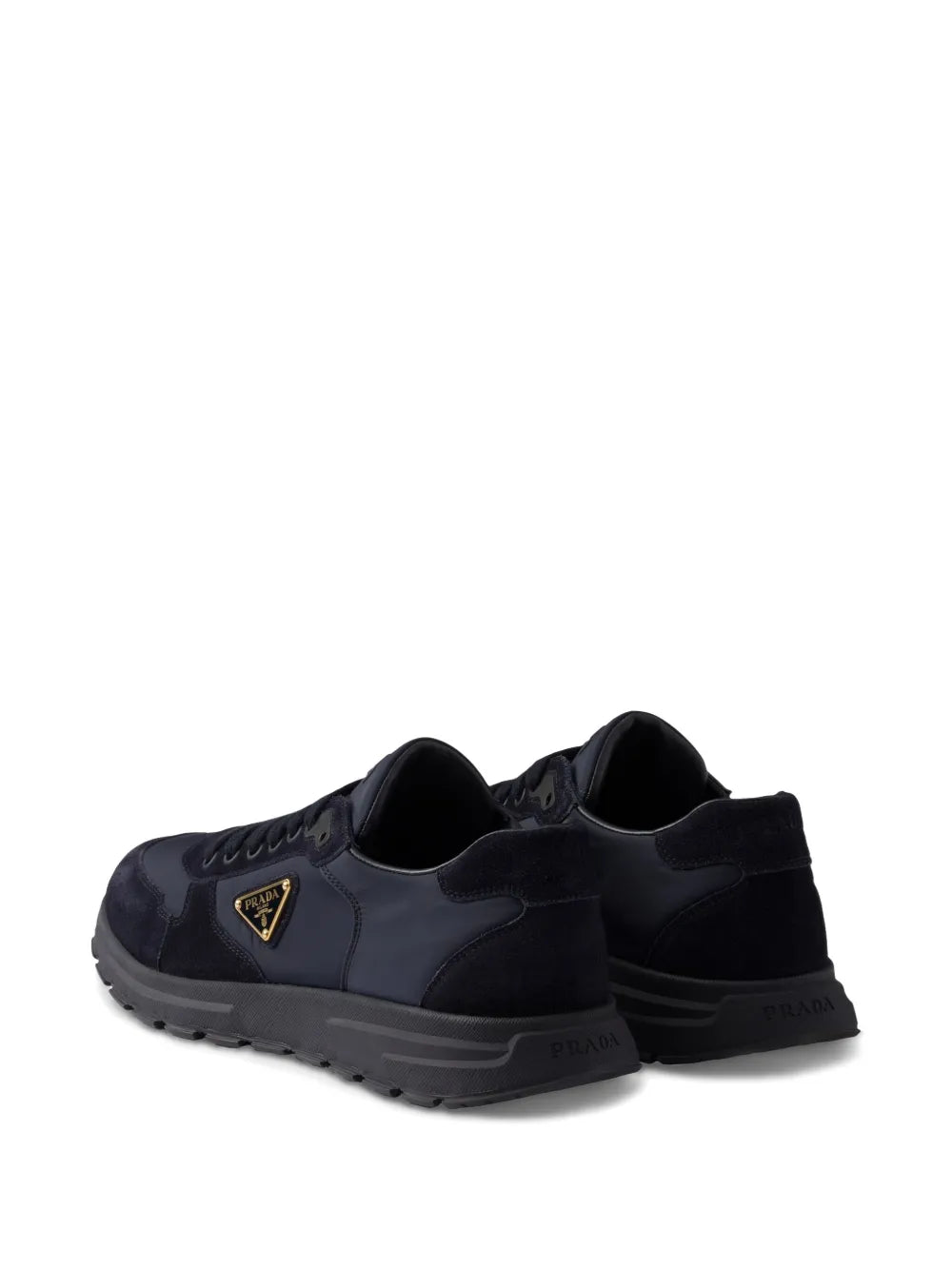 Prada Prax 01 Suede-Panelled Sneakers