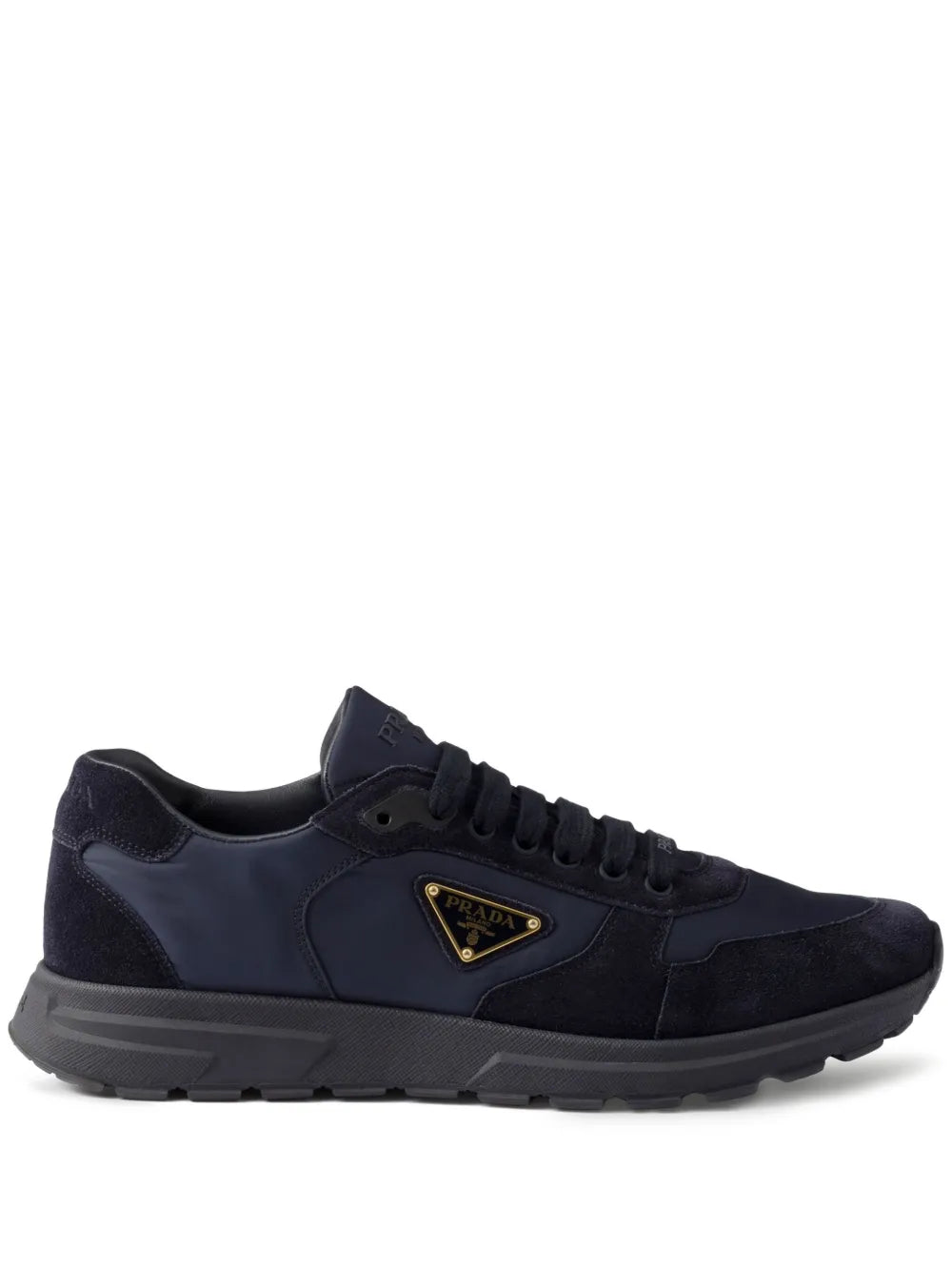 Prada Prax 01 Suede-Panelled Sneakers