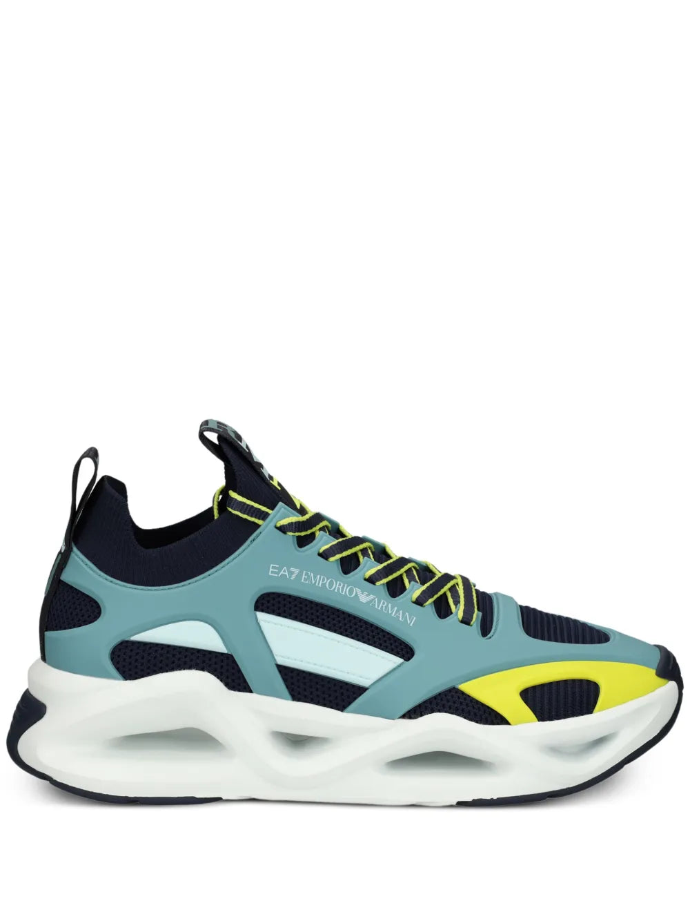 Ea7 Emporio Armani Infinity Cage Mesh-Panelled Running Sneakers