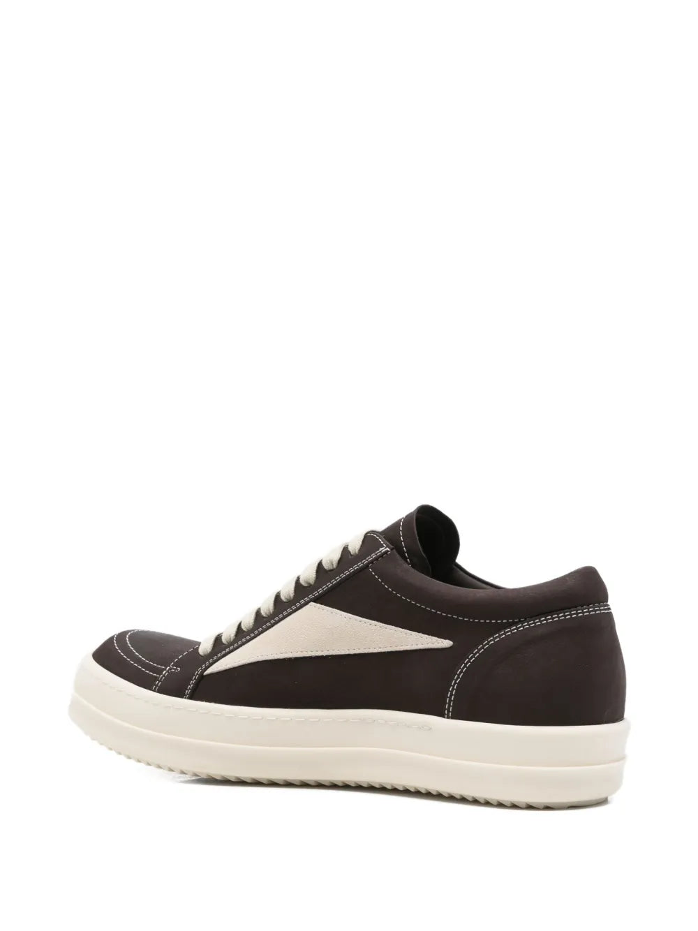 Rick Owens Leather Low-Top Sneakers