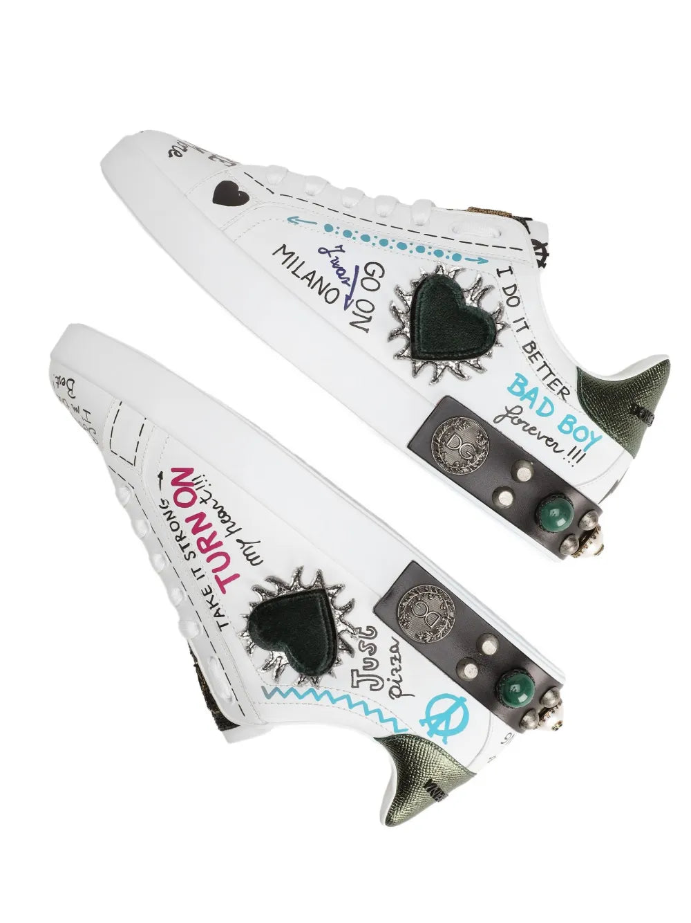Dolce & Gabbana Portofino Graffiti Sneakers