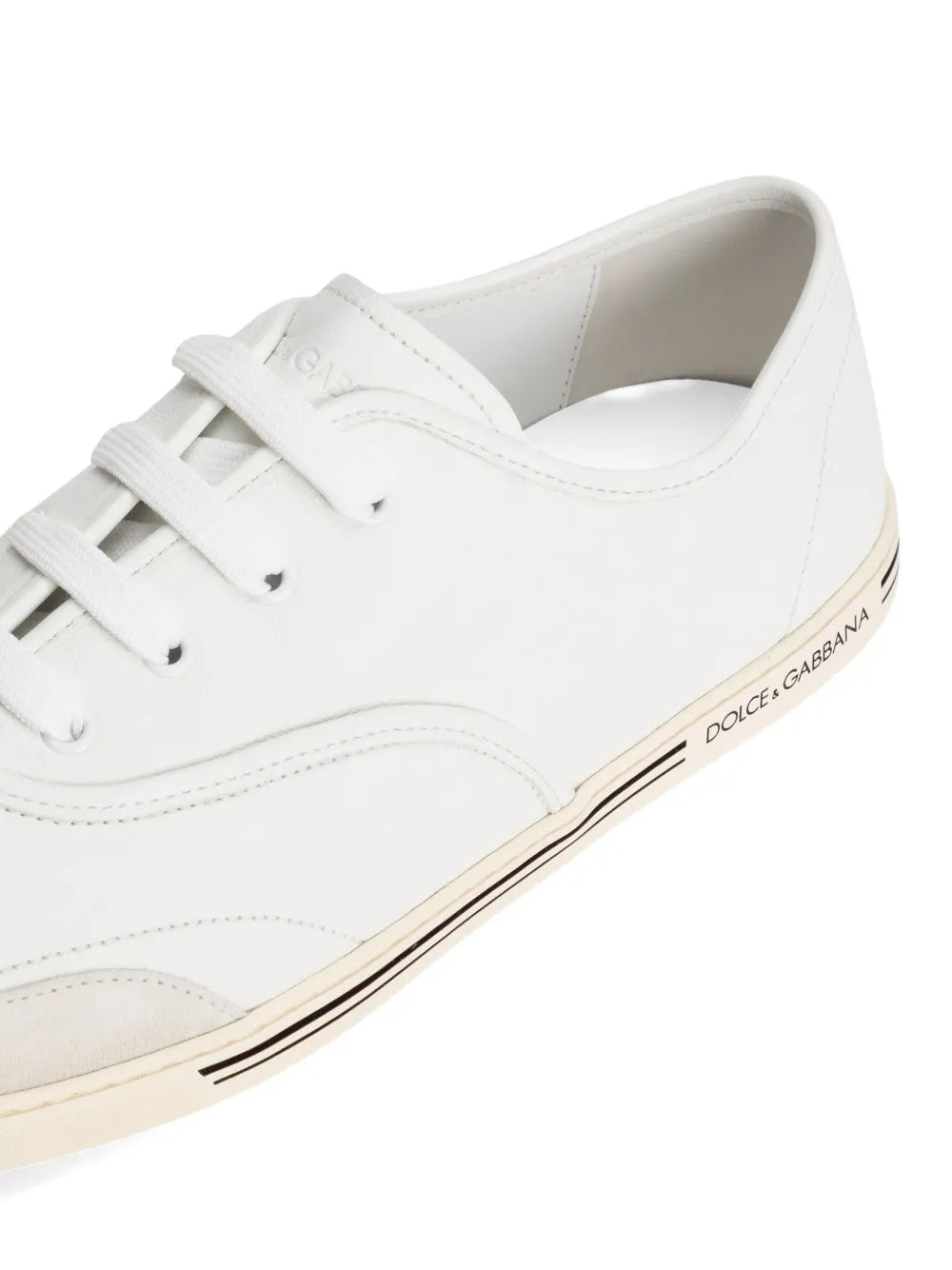 Dolce & Gabbana Lace-Up Leather Trainers
