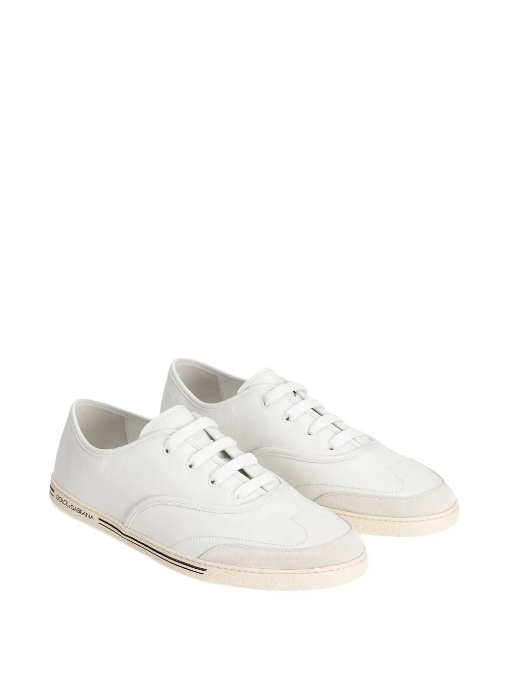 Dolce & Gabbana Lace-Up Leather Trainers