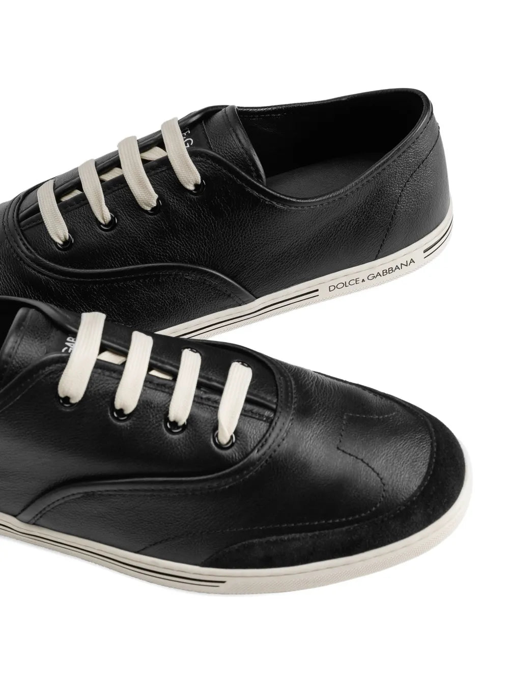 Dolce & Gabbana Lace-Up Leather Sneakers