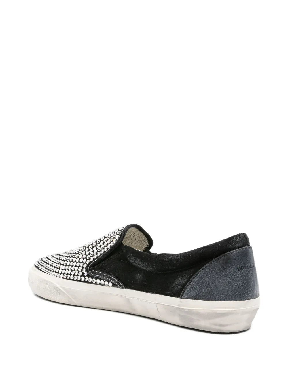 Golden Goose Vce Crystal-Embellished Slip-On Sneakers