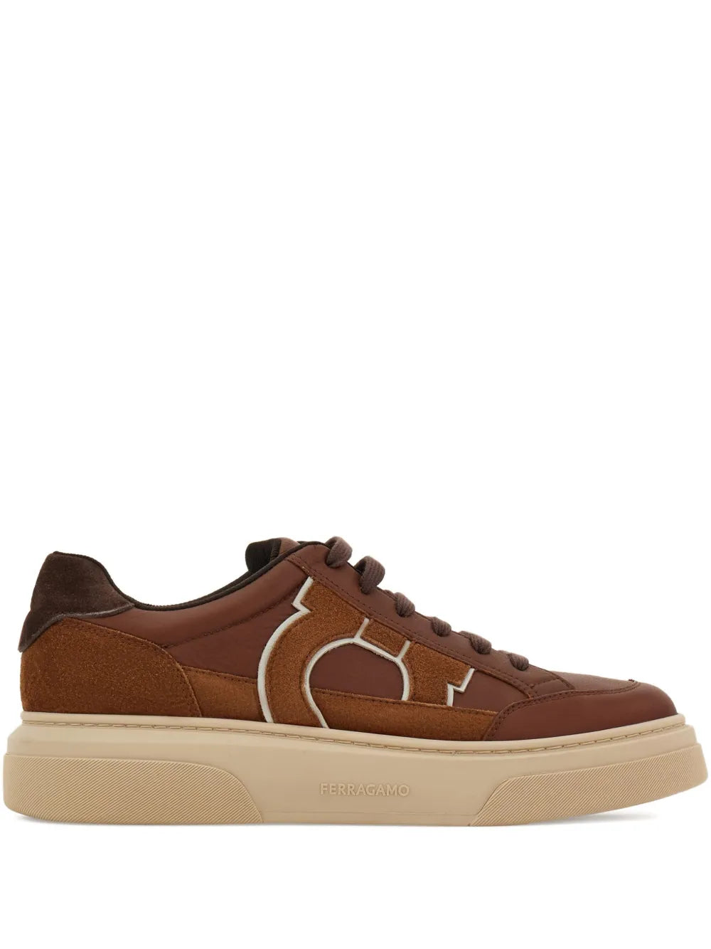Ferragamo Suede Leather Sneakers