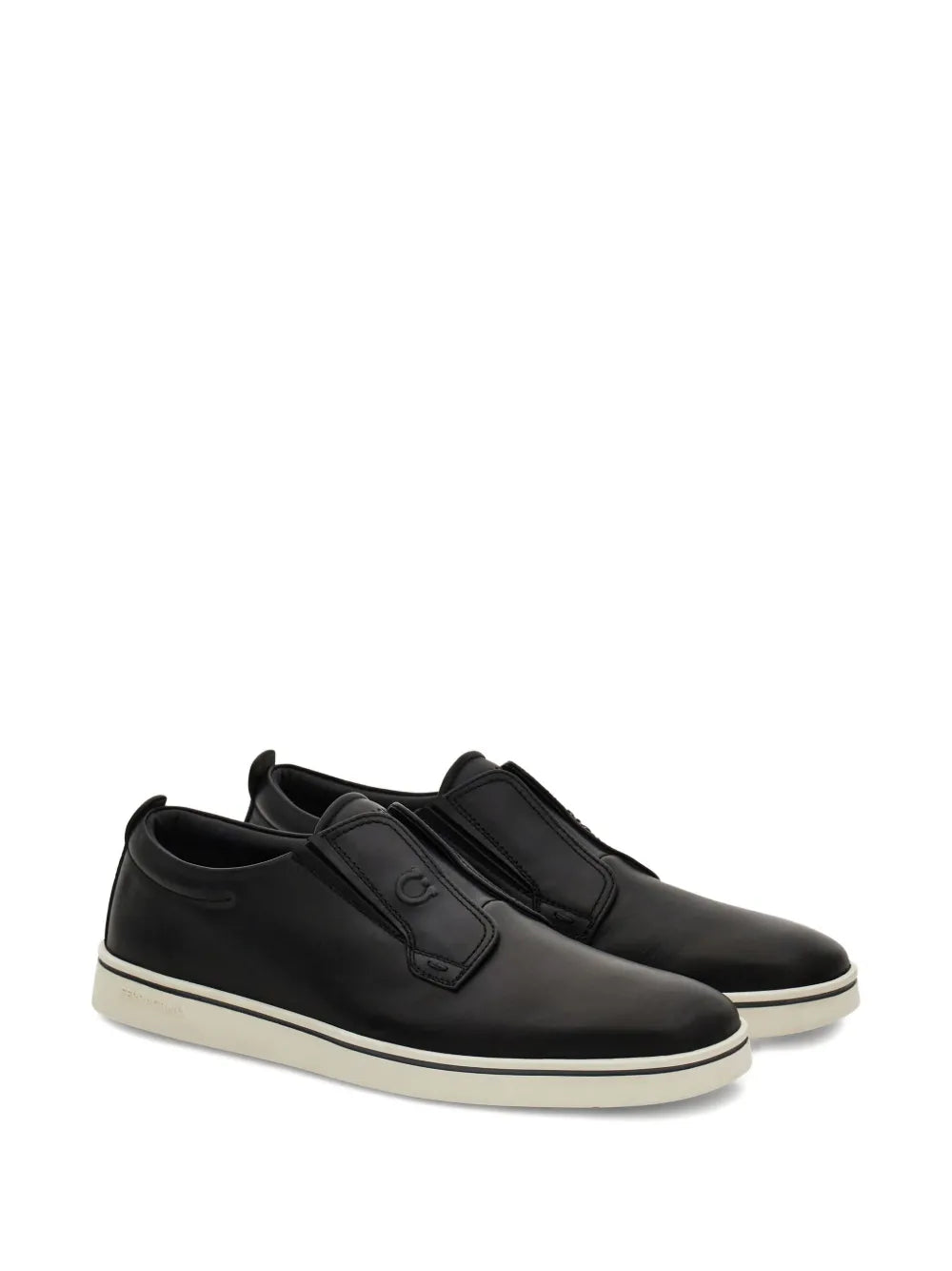 Ferragamo Slip-On Leather Sneakers