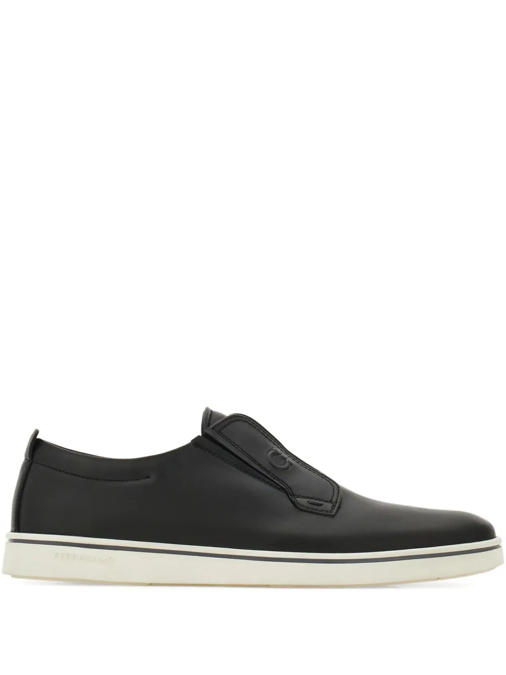 Ferragamo Slip-On Leather Sneakers