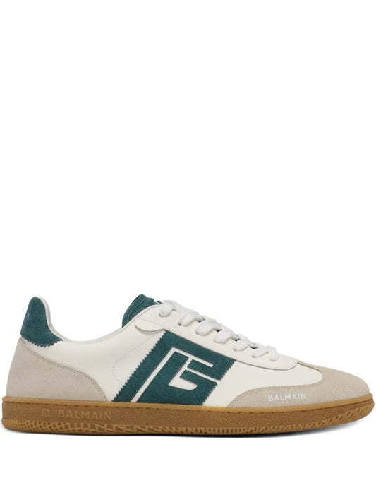 Balmain Swan Low-Top Sneakers