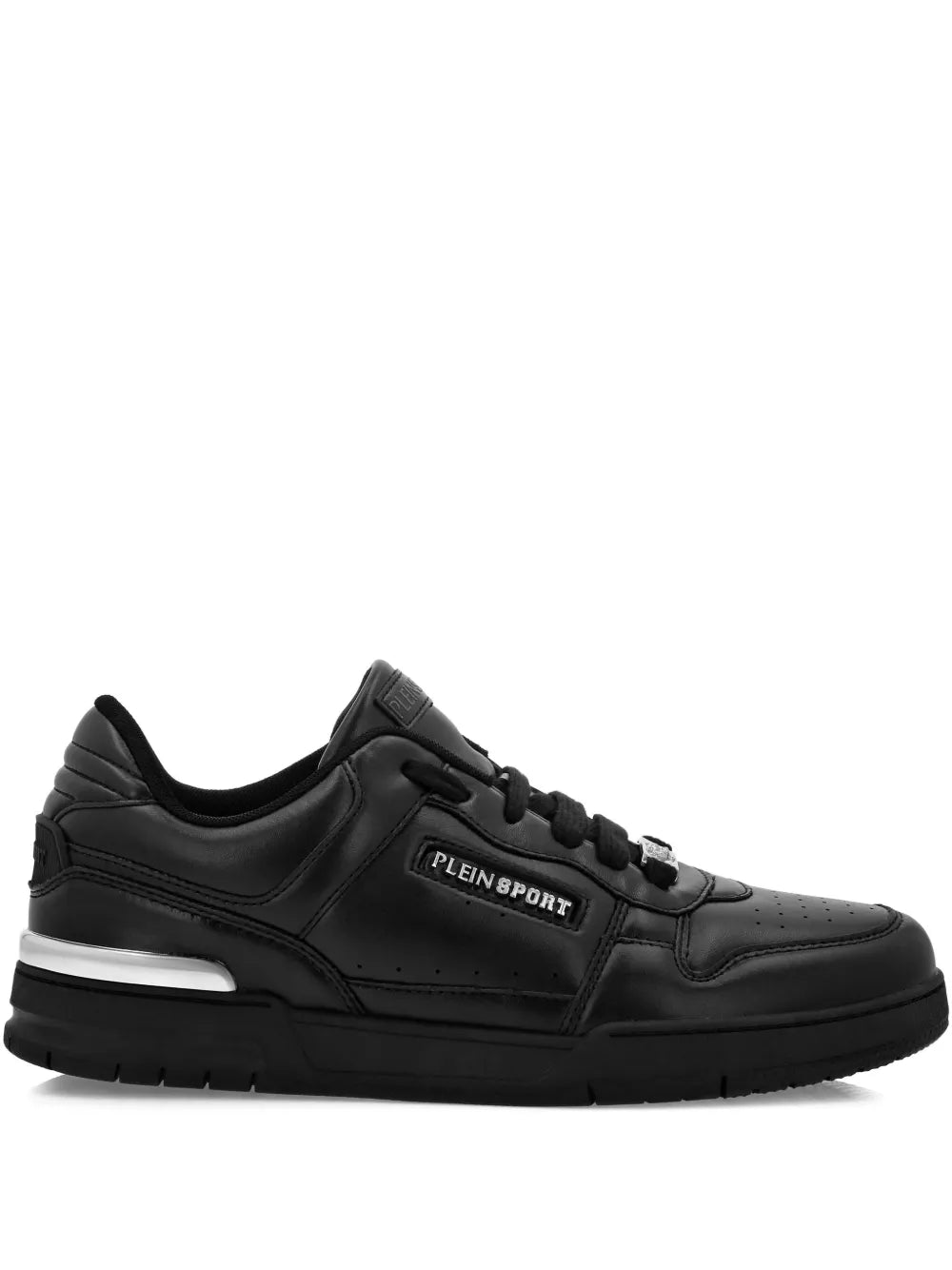 Plein Sport Tiger.X Logo-Plaque Leather Sneakers