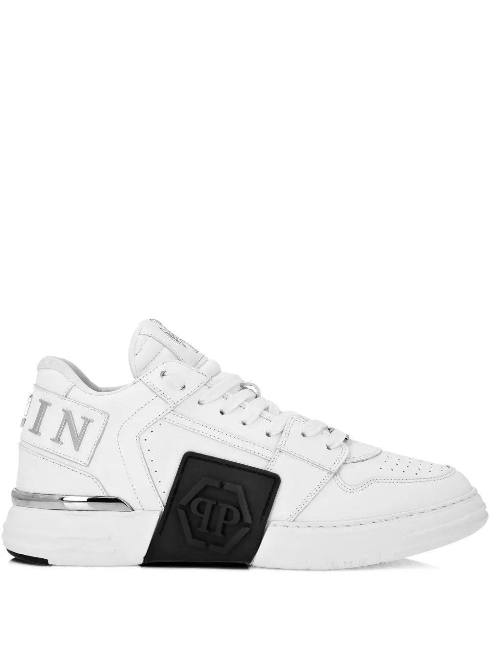 Philipp Plein Phantom Kicks Logo-Embellished Panelled Sneakers