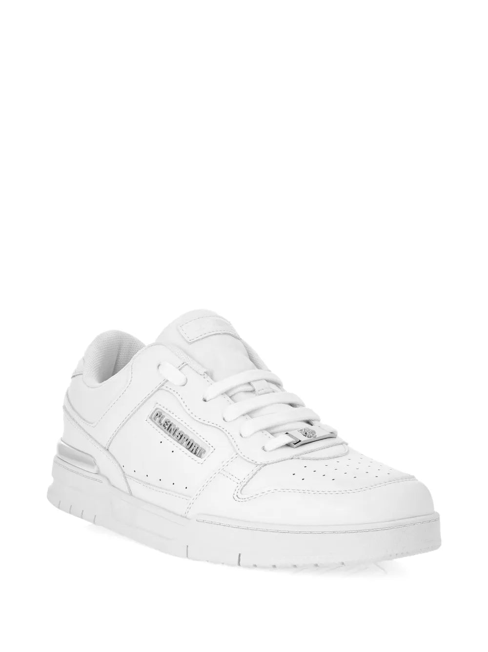 Plein Sport Tiger.X Logo-Plaque Leather Sneakers