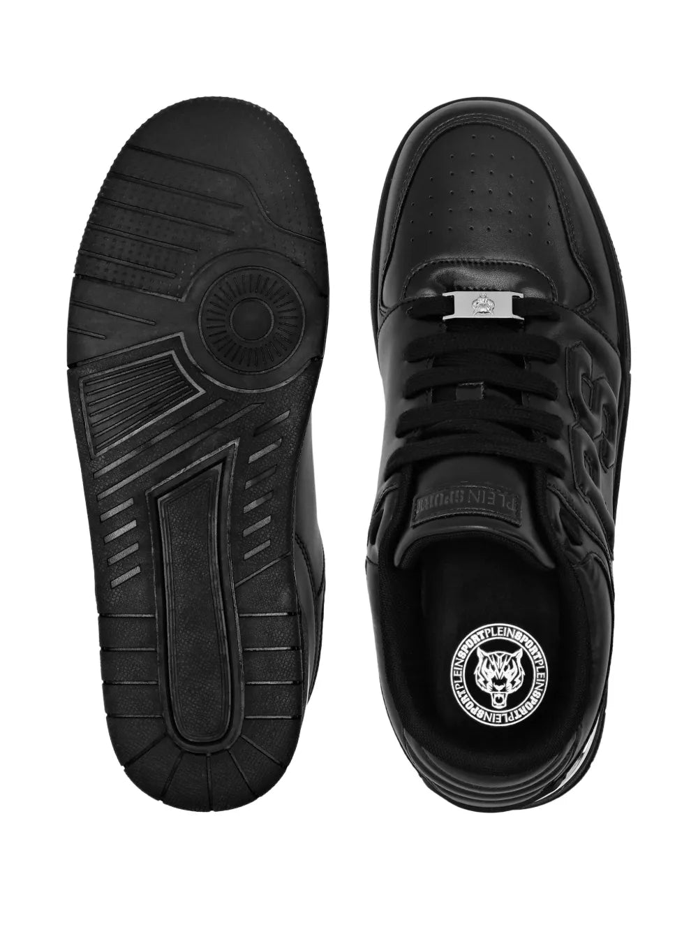 Plein Sport Andrika Logo Leather Sneakers