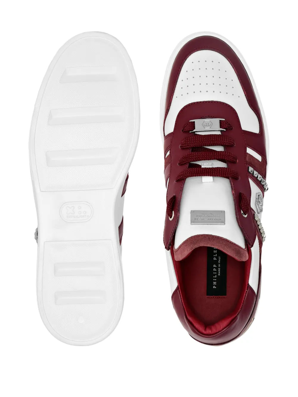 Philipp Plein Stud-Embellished Low-Top Sneakers